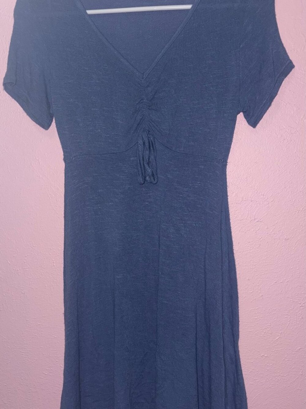 blue dress